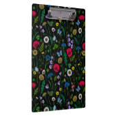 Porte-bloc Fleurs sauvages en noir (Swatch)