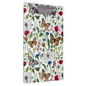 Porte-bloc Fleurs sauvages et papillons sur blanc (Swatch)