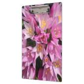 Porte-bloc Fleurs tropicales roses et jaunes (Gauche)