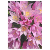 Porte-bloc Fleurs tropicales roses et jaunes (Dos)