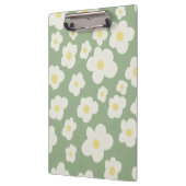 Porte-bloc Fleurs vertes et blanches  (Gauche)
