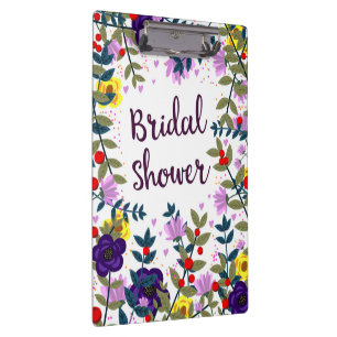 Porte-bloc Fleurs Vintage pour Baby Shower de Mariée