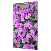 Porte-bloc Fleurs Violettes (Gauche)