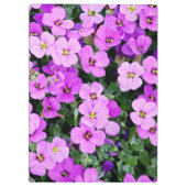 Porte-bloc Fleurs Violettes (Dos)