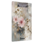Porte-bloc Fleurs Wabi-Sabi roses et or (Swatch)