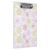 Porte-bloc Flocon de neige rose étincelant (Swatch)