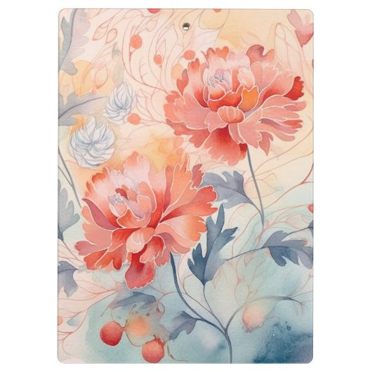 Porte-bloc Floral (Dos)