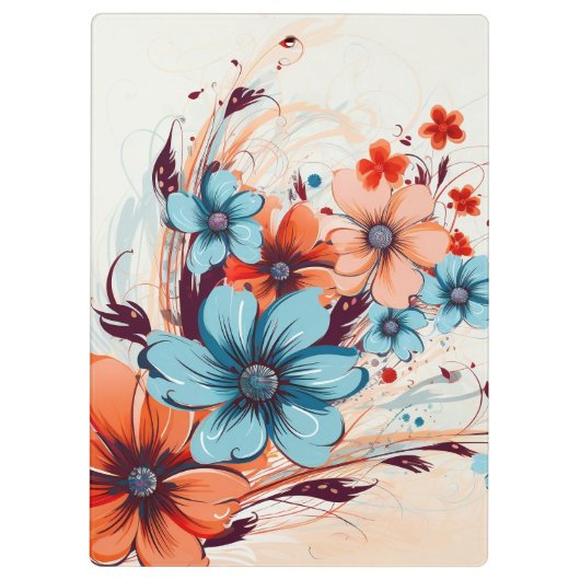 Porte-bloc Floral (Dos)