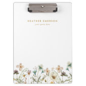 Porte-bloc floral aquarelle (Devant)