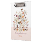 Porte-bloc Floral botanique Fleur sauvage en pressage (Gauche)