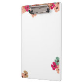 Porte-bloc Floral Clipboard with Colorful Blooms (Gauche)