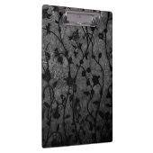 Porte-bloc Floral d'antiquité gothique noir et blanc (Swatch)