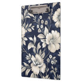 Porte-bloc Floral en bleu (Gauche)
