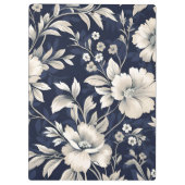 Porte-bloc Floral en bleu (Dos)