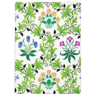Porte-bloc Floral Green Feuille Motif-15232