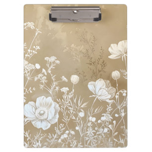 Porte-bloc Floral naturel