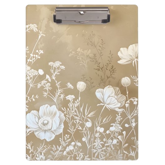 Porte-bloc Floral naturel (Devant)