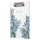 Porte-bloc Floral Simple élégant Jardin Bleu Delphinium (Gauche)