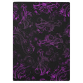 Porte-bloc Floral violet Porte - bloc (Dos)