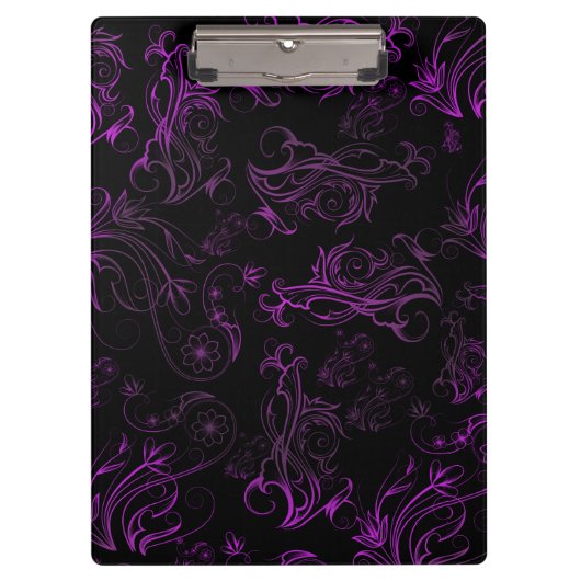 Porte-bloc Floral violet Porte - bloc (Devant)