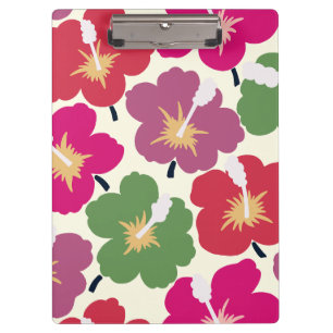 Porte-bloc Flore en gras multicolore