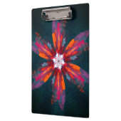 Porte-bloc Flore Mandala Flowers Orange Red Blue Abstract (Gauche)