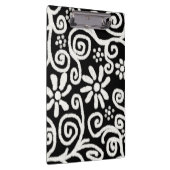 Porte-bloc Flore noir blanc & Fleurs Fleurs Fleurs Fleurs Fle (Swatch)