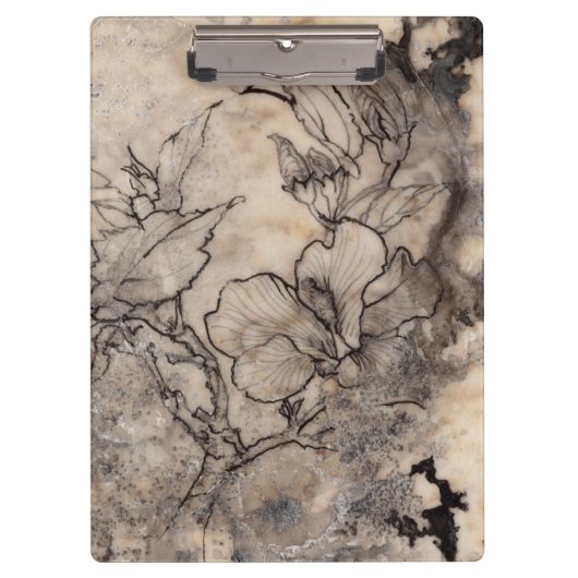 Porte-bloc Flore tatouée I (Devant)