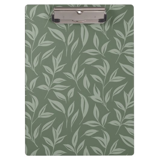 Porte-bloc Flore vert Sage (Devant)