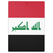 Porte-bloc Flot d'Iraq (Dos)