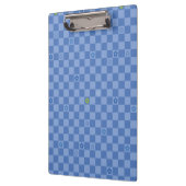 Porte-bloc Flower Checkered Pattern No. 01 - Light Blue (Gauche)