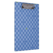 Porte-bloc Flower Checkered Pattern No. 01 - Light Blue (Swatch)
