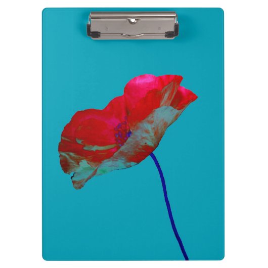 Porte-bloc Flower poppy conception florale (Devant)