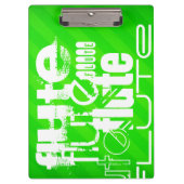 Porte-bloc Flûte ; Grandes Vert néon (Devant)