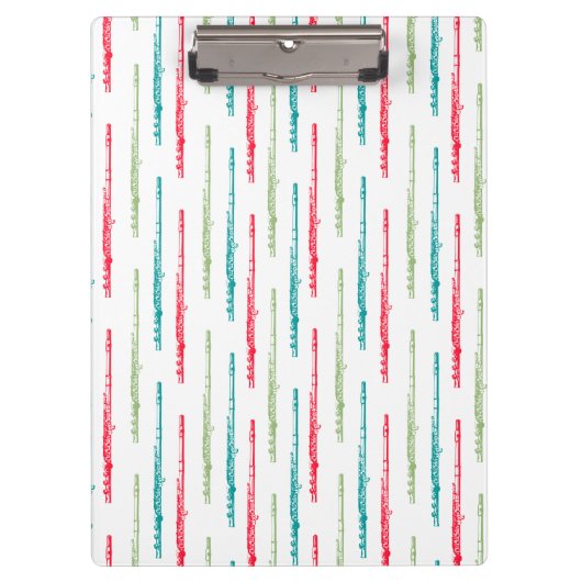 Porte-bloc Flûtes multicolores (Devant)