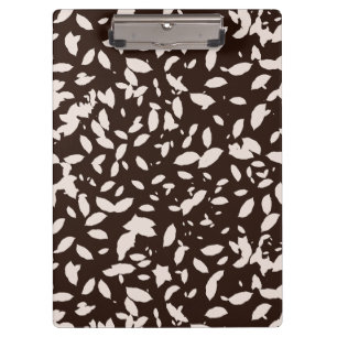Porte-bloc Flux d'automne noir et blanc