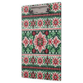 Porte-bloc Foire de Noël/hiver île rouge et verte (Gauche)