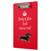 Porte-bloc Fonctionnement noir et bronzage de teckel (Gauche)