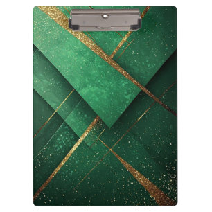 Porte-bloc Fond Abstrait Vert Élégant Avec Paillettes