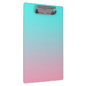 Porte-bloc Fond dégradé simple du sarcelle au rose (Swatch)