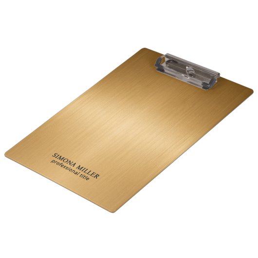 Porte-bloc Fond doré de luxe (Incliné)
