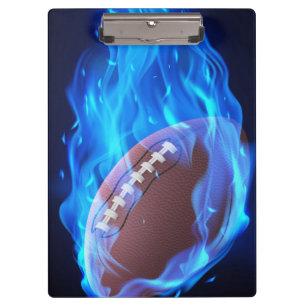 Porte-bloc Football avec Porte - bloc Blue Flames