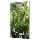 Porte-bloc Forêt de pluie dominicaine I Nature verte tropical (Gauche)