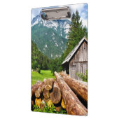 Porte-bloc Forêt du camp de bûcherons à cheval (Gauche)