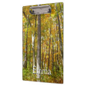 Porte-bloc Forêt du paysage d'automne Feuille Jaune (Gauche)