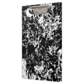 Porte-bloc Formation de glace Abstraite noire et blanche (Gauche)