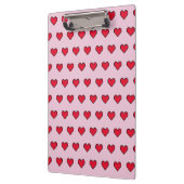 Porte-bloc Forme de coeur mignonne pixélisée (Gauche)