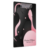 Porte-bloc Forme d'onde dynamique fluide Abstraite (Swatch)