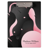 Porte-bloc Forme d'onde dynamique fluide Abstraite (Devant)