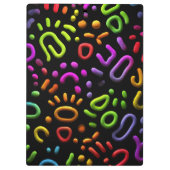 Porte-bloc Formes Abstraites (Dos)